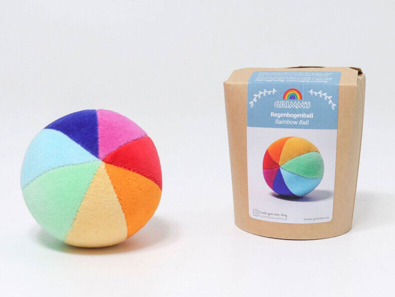 Regenbogenball mit Glöckchen – Bild 4