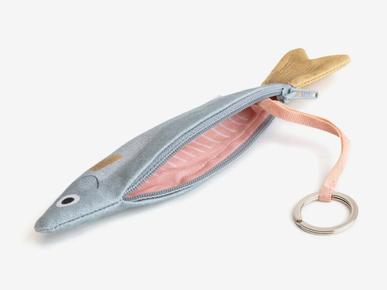 Anchovy-Blue-keychain-Schlüsselanhänger