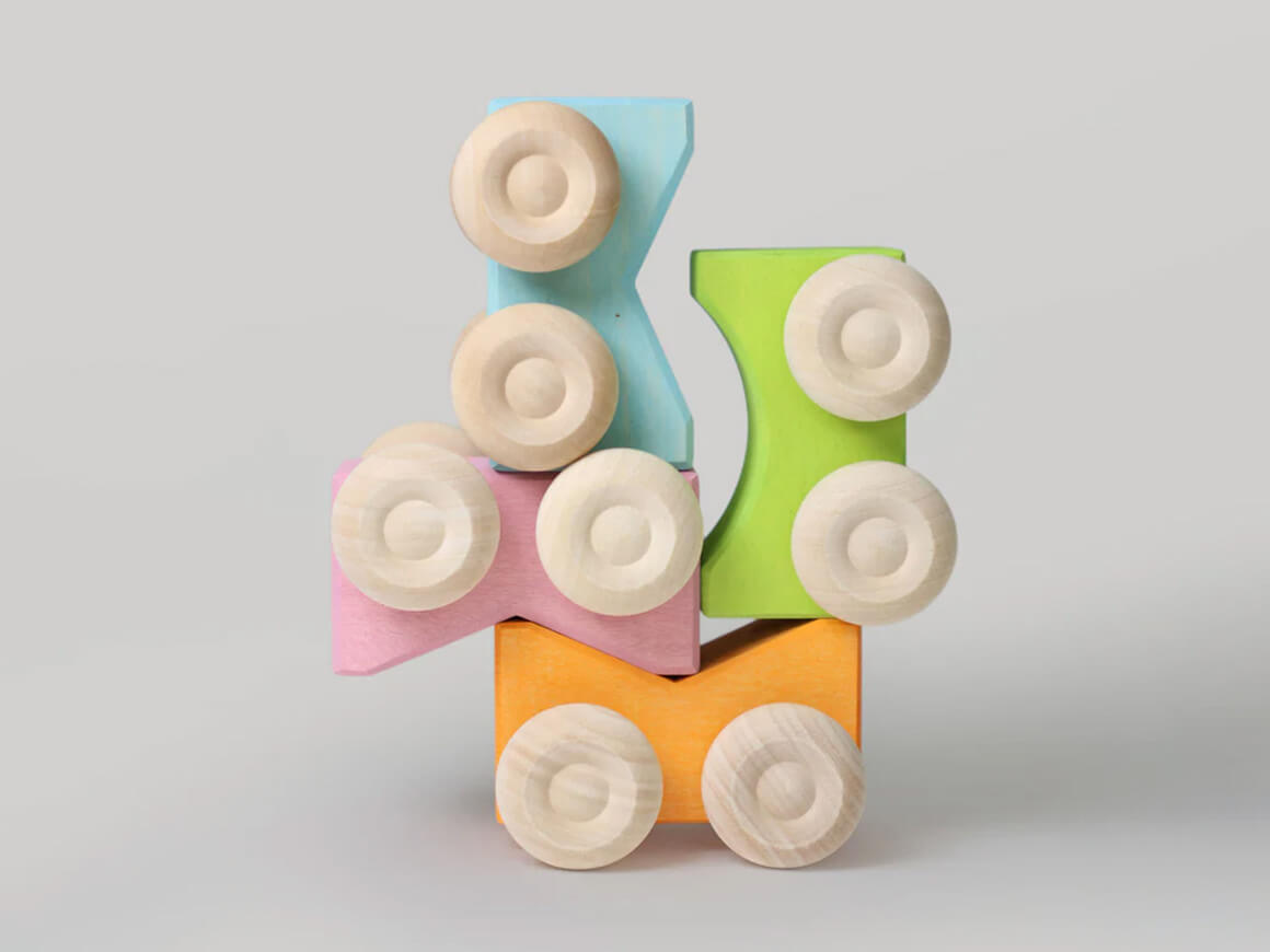 Stapel-Autos Grün – Bild 5