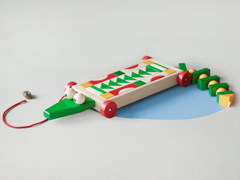 Bauwagen-Krokodil-Spielzeug