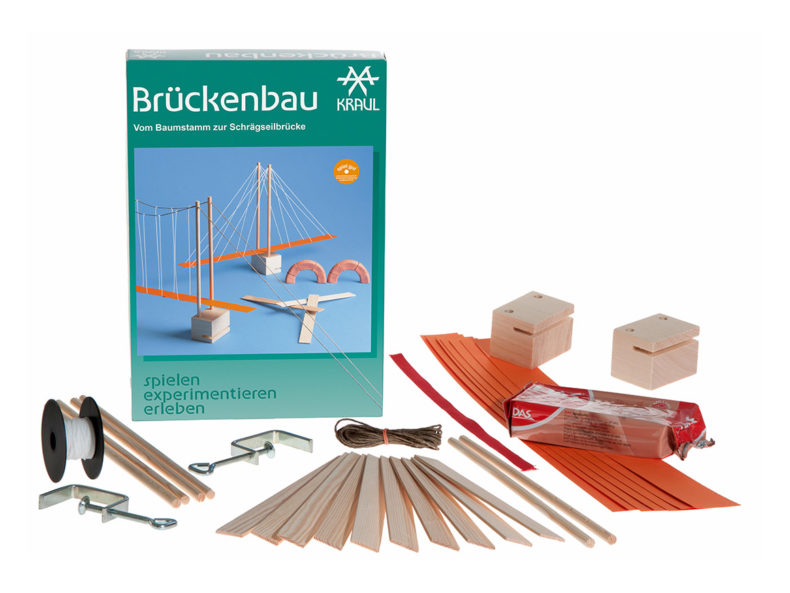 Brückenbau-Spielzeug-Bausatz-Kraul