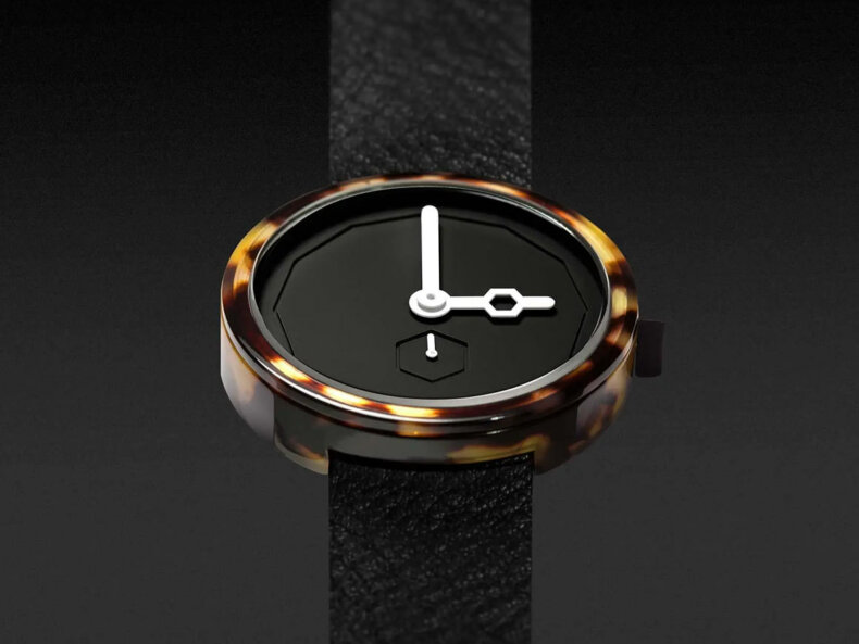 CLASSIC tortoise black Armbanduhr – Bild 7