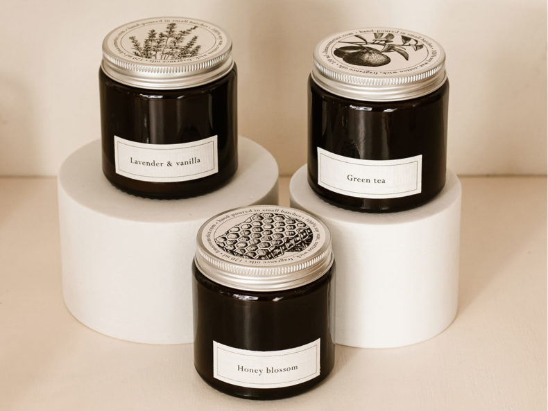 Classic collection candles box - 3 Duftkerzen I filipok Berlin