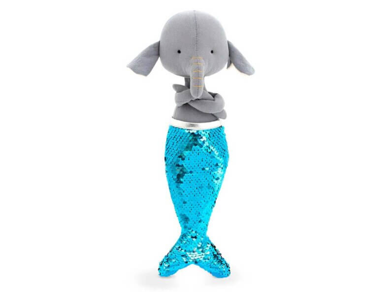 Alice der Elefant – Meerjungfrau Kuscheltier (29 cm)