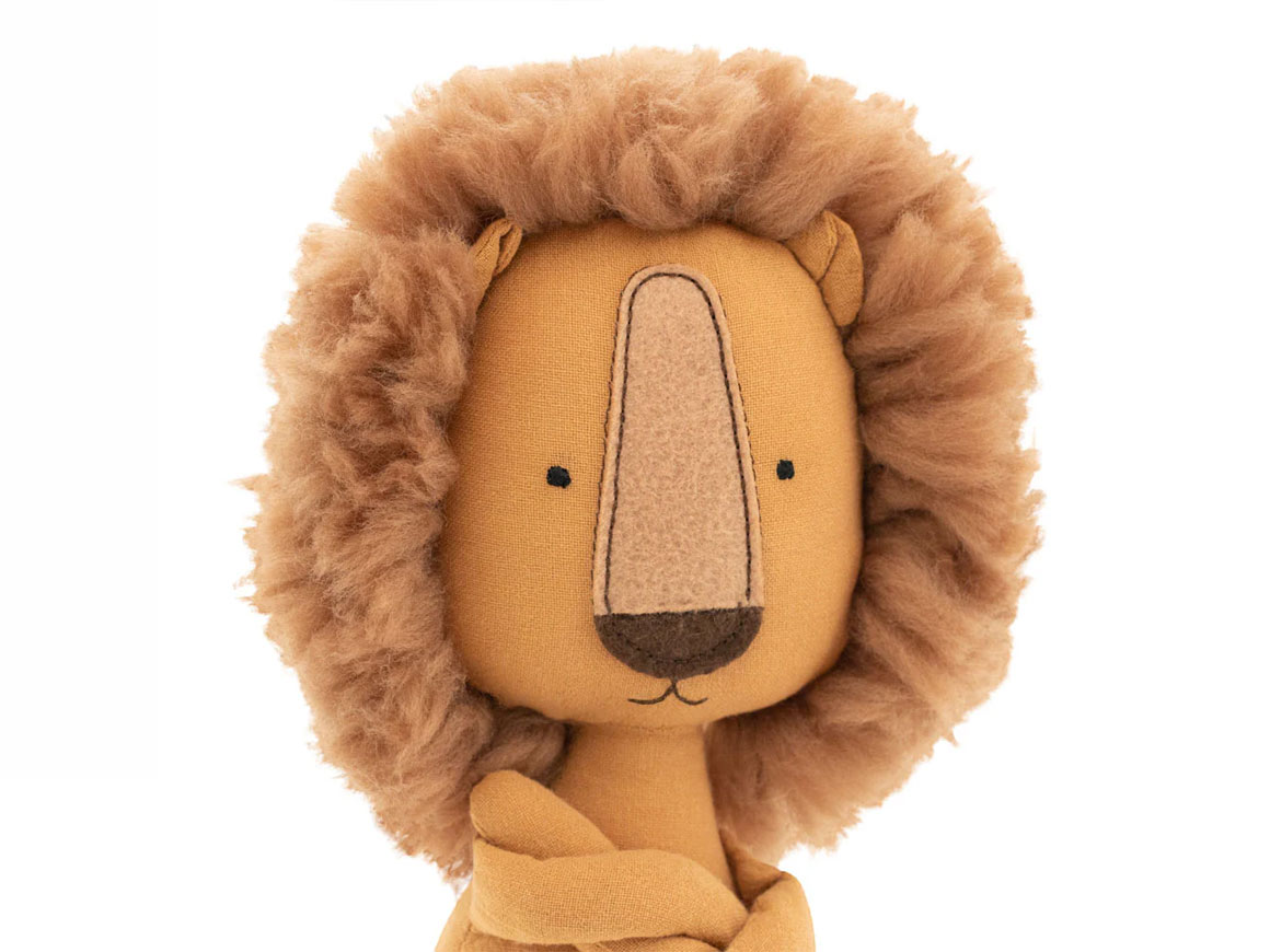 Simon the Lion: Green Sweatshirt + Mermaid Tail (30cm) Kuscheltier – Bild 2