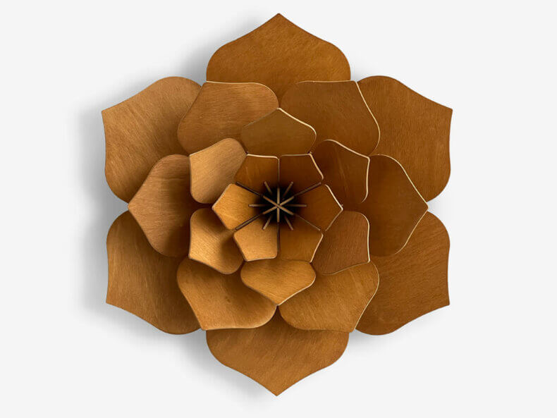 Decor-Flower-cinnamon-brown-Lovi-filipok