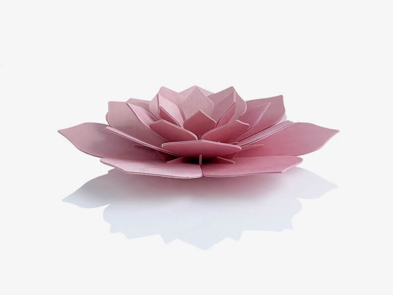Lovi Decor Flower 15cm, light pink – Bild 3