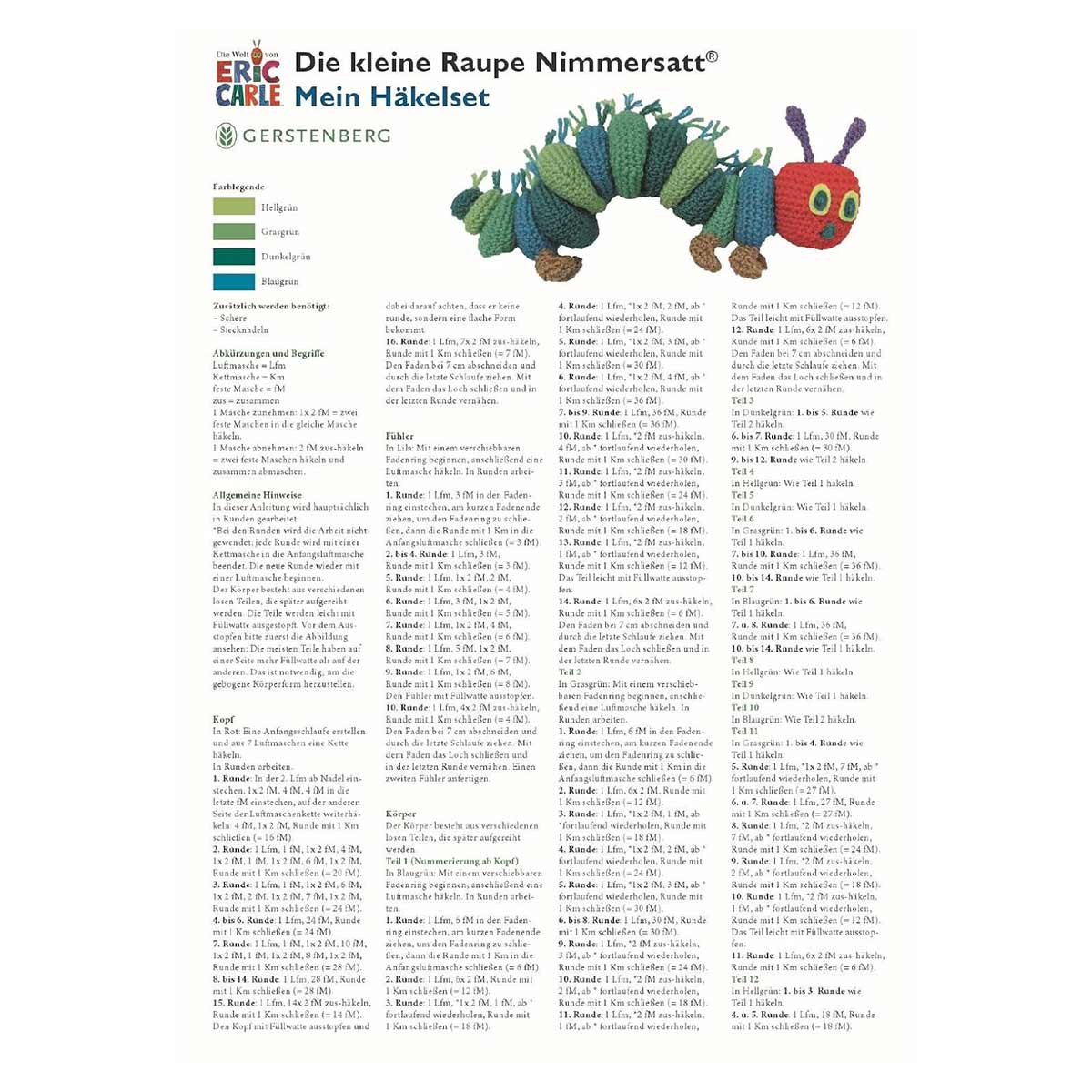 Die kleine Raupe Nimmersatt - Mein Häkelset – Bild 4