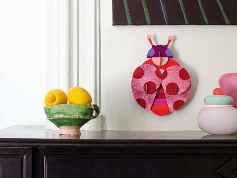 Dotted Lady Wall Art von Studio Roof als farbenfrohe Wanddekoration nicht nur fürs Kinderzimmer