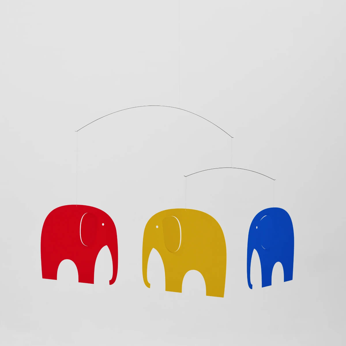 Elephant Party | Red, Blue & Yellow