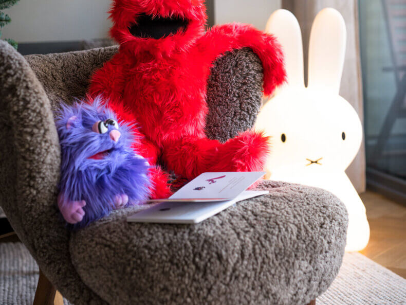 Elmo SE107, Handpuppe 65cm