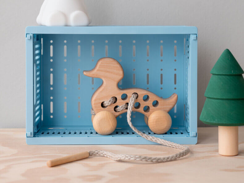 Fädelspiel Ente auf Rädern, Lotes Toys