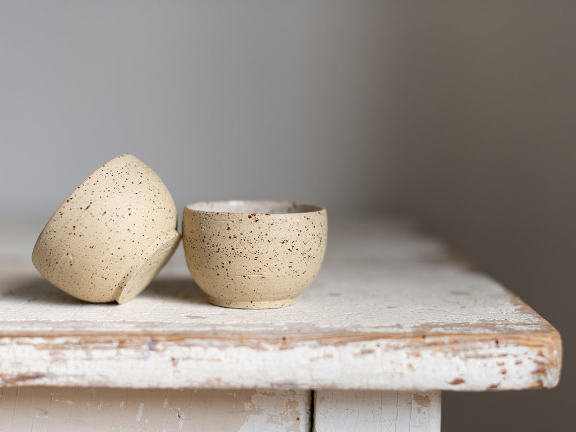 Espressotasse-Freckle-Keramik
