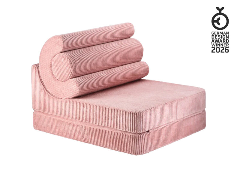 Flipster Kindersessel cord Rosa Mousse