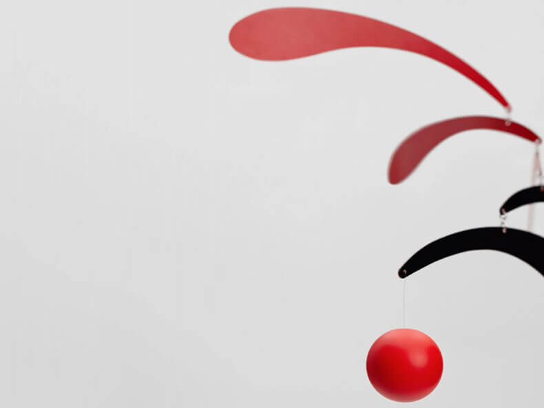 Flowing Rhythm | Red & Black, Mobile | FLENSTED MOBILE