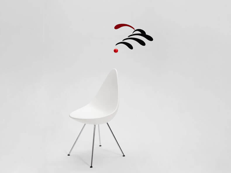 Flowing Rhythm | Red & Black, Mobile | FLENSTED MOBILE