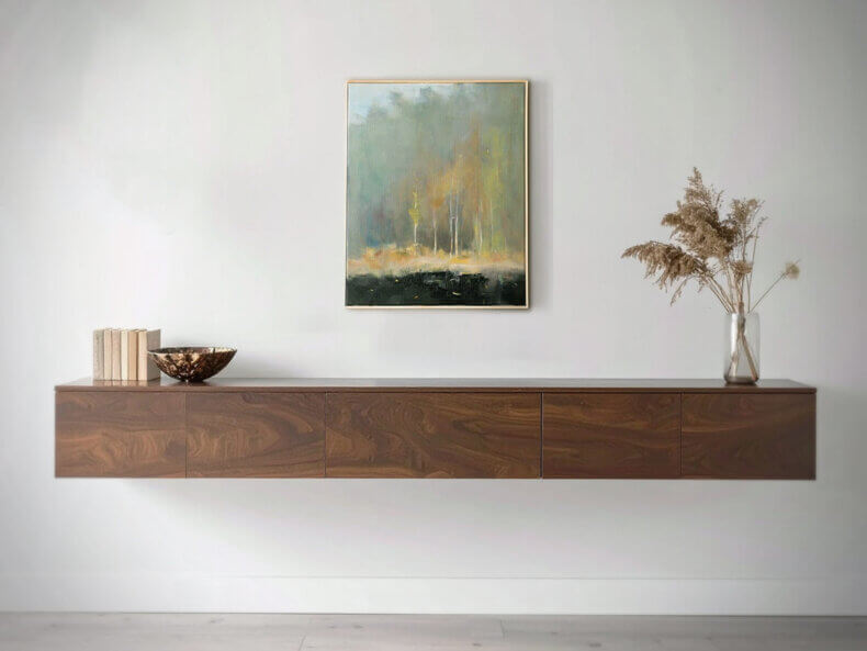 "Frühlingswald II" Öl auf Leinwand, Unikat – Bild 5