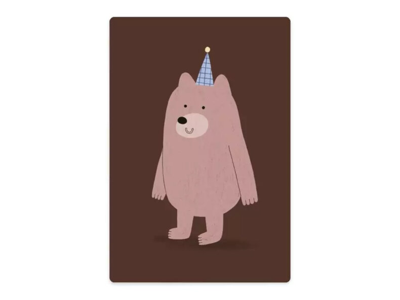 Frühstücksbrettchen "Partybär"