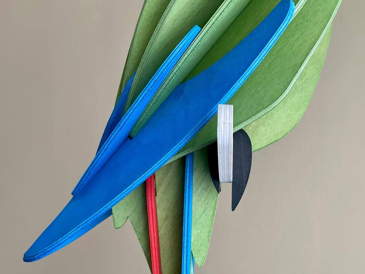 Lovi Parrot 26cm, green – Bild 4