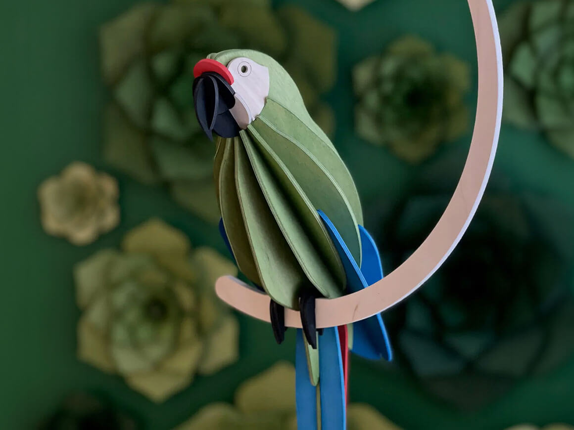 Lovi Parrot 26cm, green – Bild 2