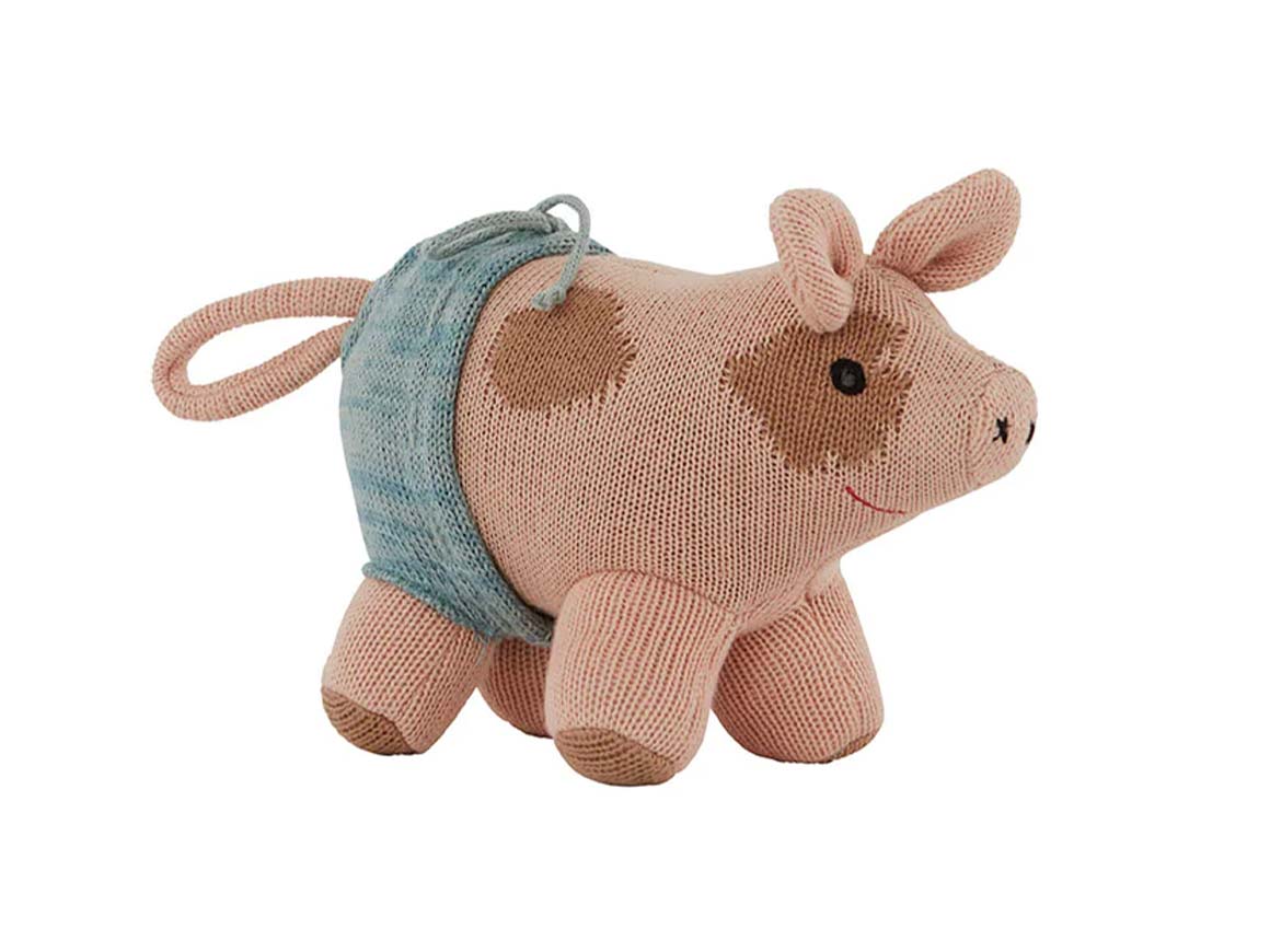 HUGO Mini Pig Schwein Kuscheltier, OYOY MINI filipok