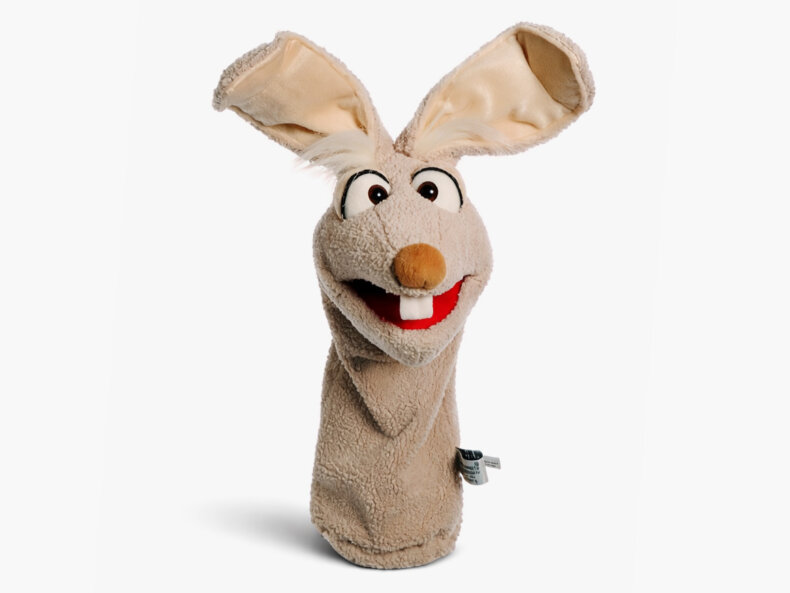 Hase Mampfred, Handpuppe