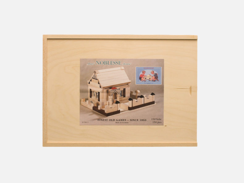 Holzbaukasten Noblesse Haus 150 Teile Box