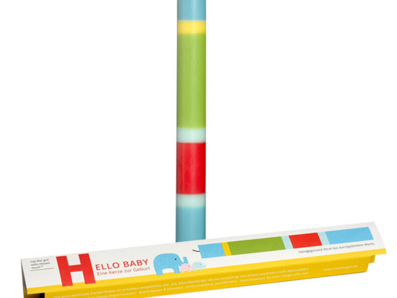 KERZE HELLO BABY
