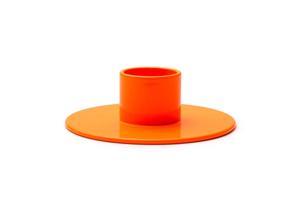 Kerzenhalter POP Orange Neon – Bild 2