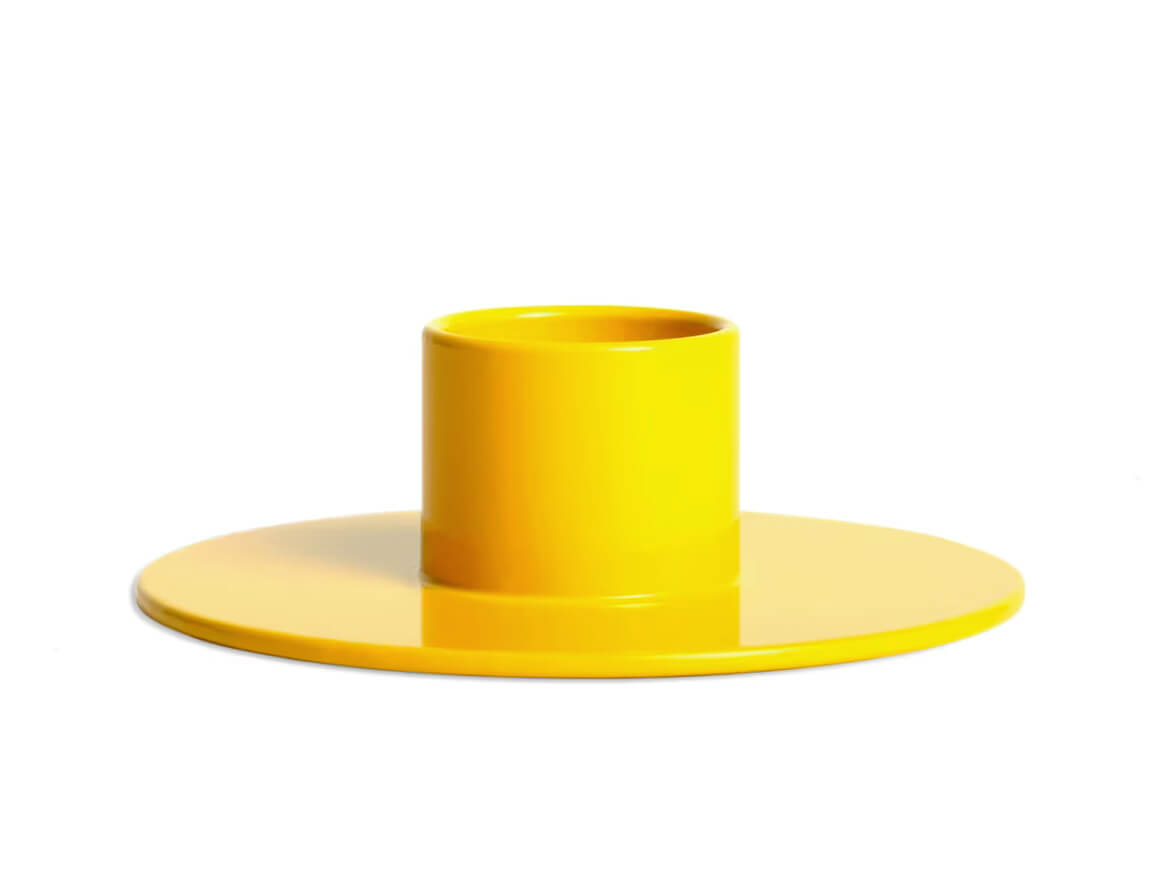 Kerzenhalter POP Sonnengelb – Bild 2