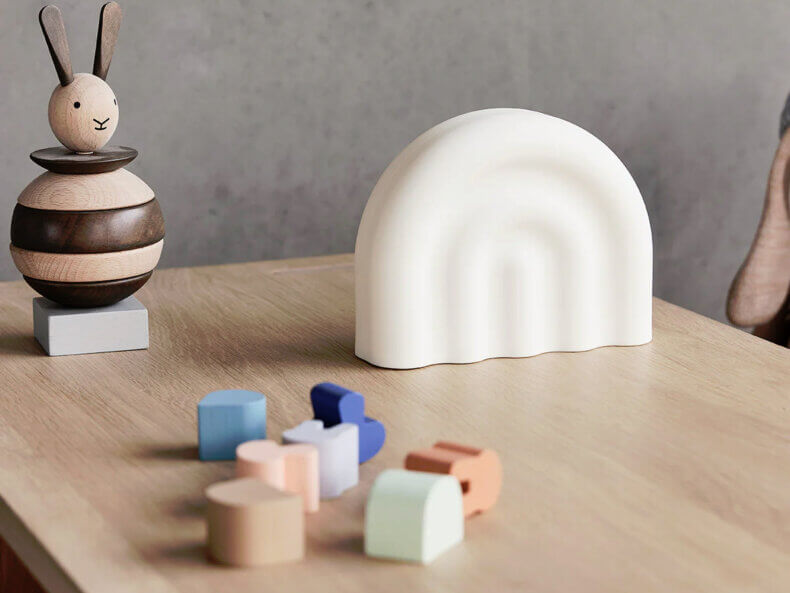 Kinder-Nachtlampe Rainbow, tragbar