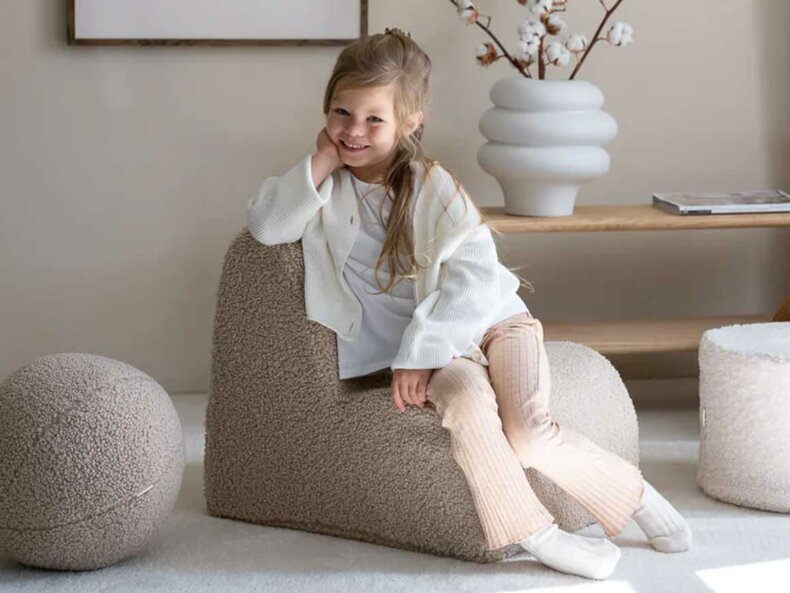 Kinder Sessel beige Wigiwama