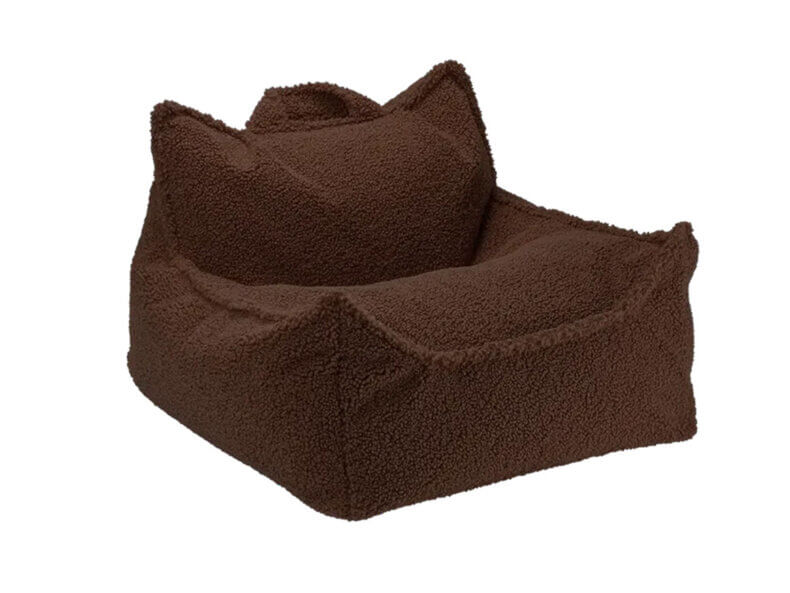 Kindersessel & Sitzsack, Haselnussbraun