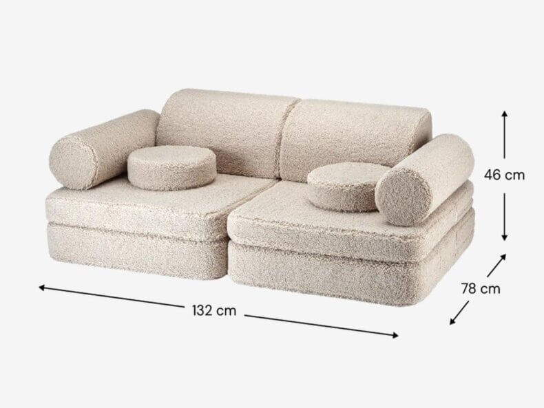 Spielsofa SETTEE, Biskuit 9-tlg. – Bild 6