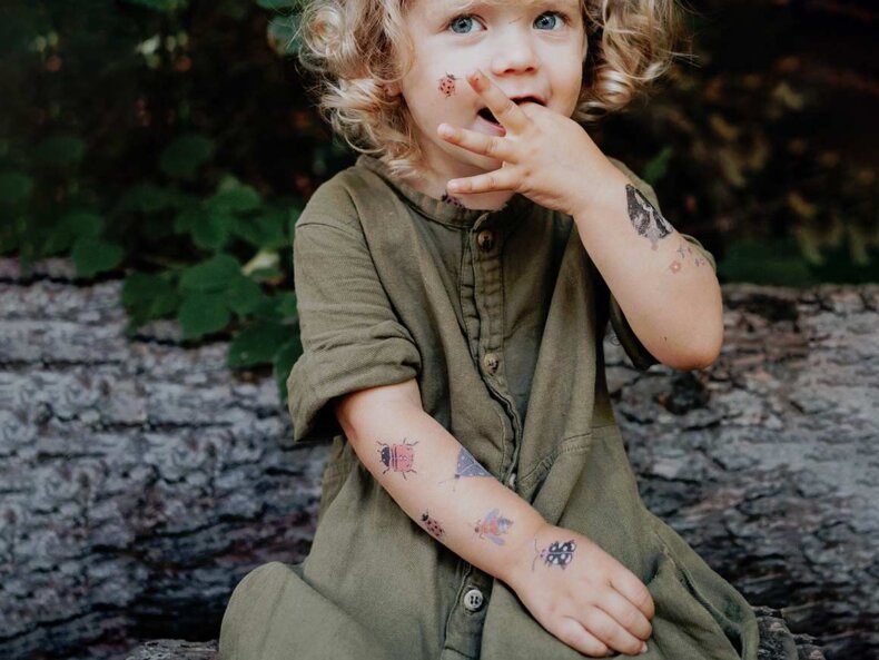 Vegane Kindertattoos Käferlein, NUUKK – Bild 2