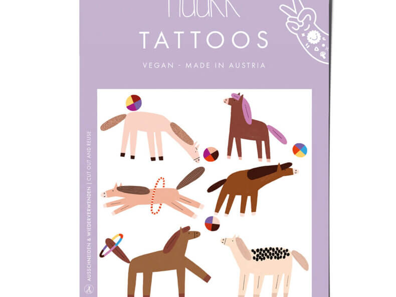 Kindertattoos “Pferde” NUUKK