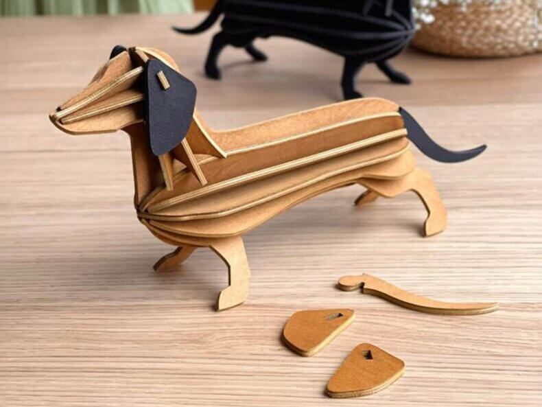 Lovi Dachshund 31cm, brown – Bild 5