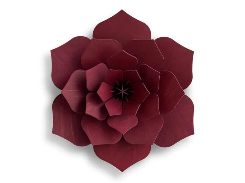 Decor Flower 24 cm, dark red | Von LOVI Finnland