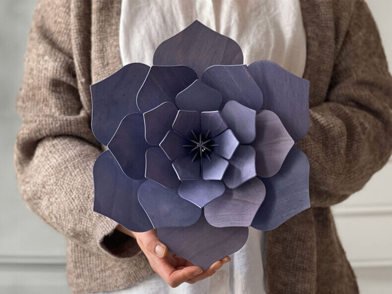 Decor Flower 34 cm, lavender blue | Von LOVI Finnland