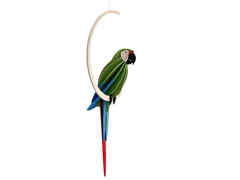 Lovi Parrot 26cm, green