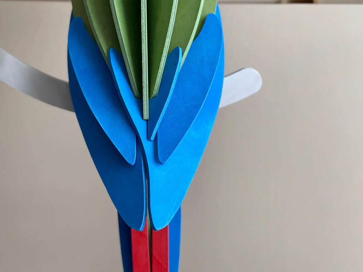 Lovi Parrot 26cm, green – Bild 5