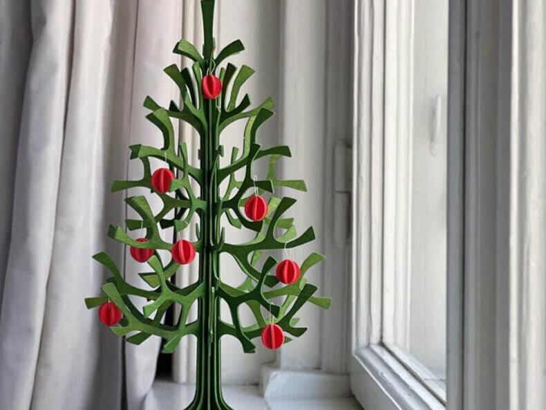 Lovi Weihnachtsbaum mit Minikugeln, 30 cm