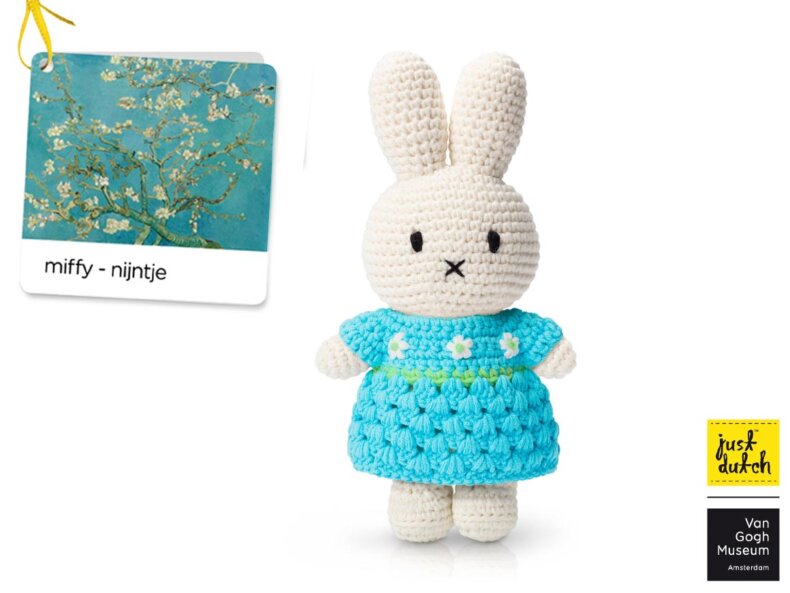 MIFFY gehäkeltes Häschen - Im neuen Mandelblütenkleid