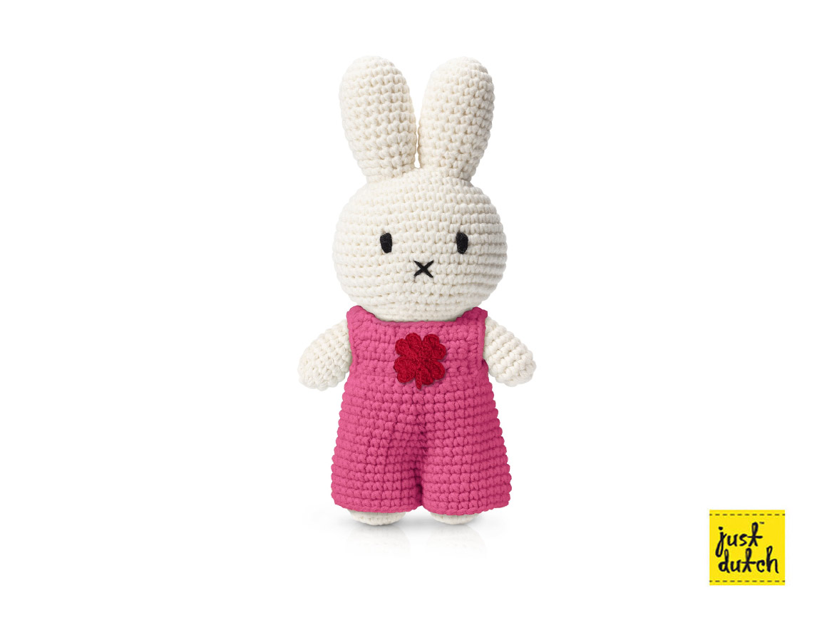MIFFY Kuschelhase - Pink Clover Jumpsuit