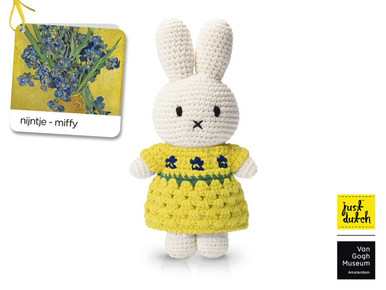 MIFFY Kuschelhase - im neuen Iris-Kleid