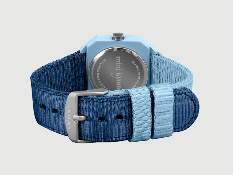 MINI KYOMO BLUE COTTON Uhr