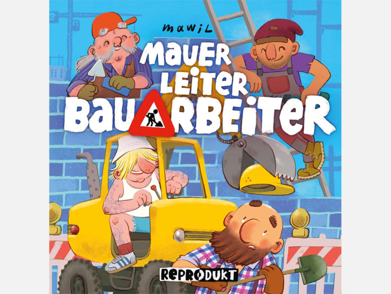 Mauer Leiter Bauarbeiter