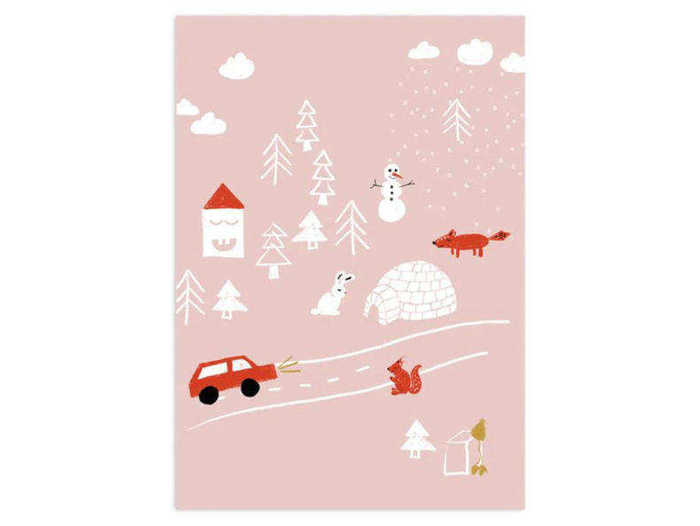 NUUKK-Happy-Houses-Winter-Postkarte