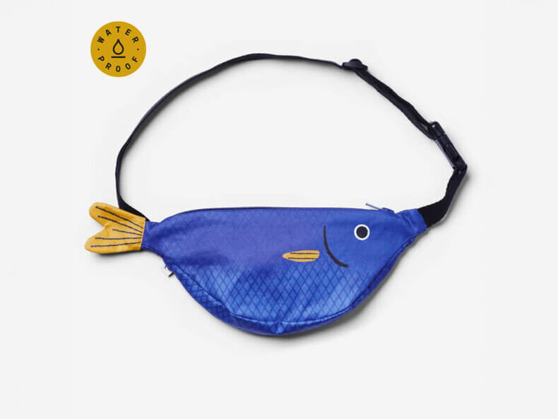 North Sea Saithe Kid, Bauchtasche