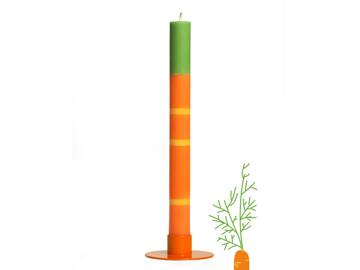 Kerzenhalter POP Orange Neon – Bild 3